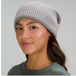 lululemon Ribbed Merino Wool-Blend Knit Beanie (Gull Grey)